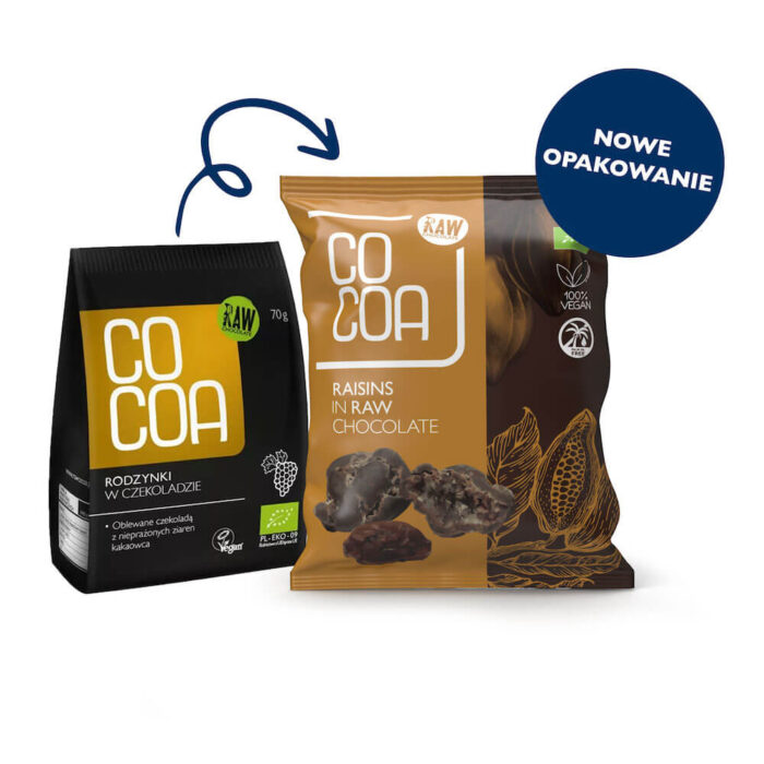 Rodzynki w czekoladzie surowej x7 - obrazek 5