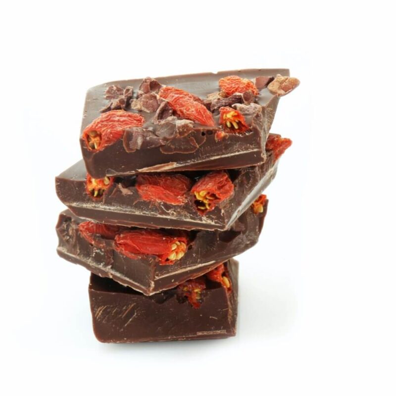 czekolada z jagodami goji