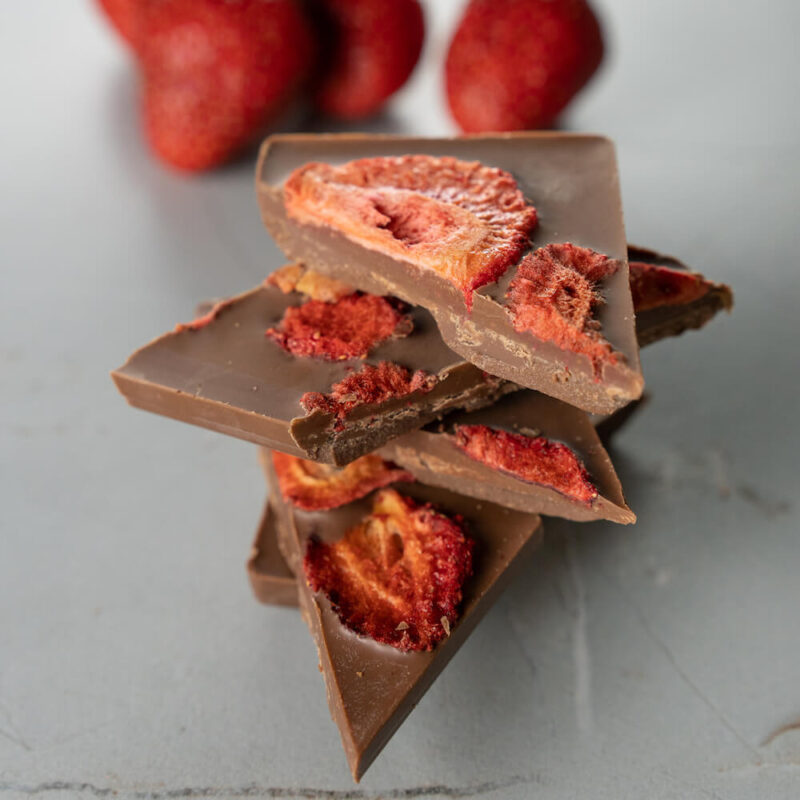 czekolada z truskawkami