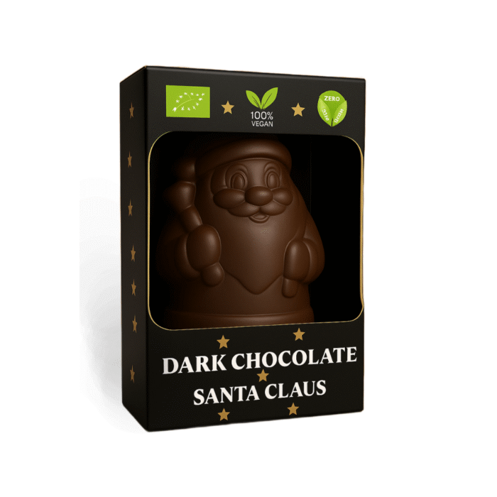 Mikołaj z czekolady ciemnej 70%_front