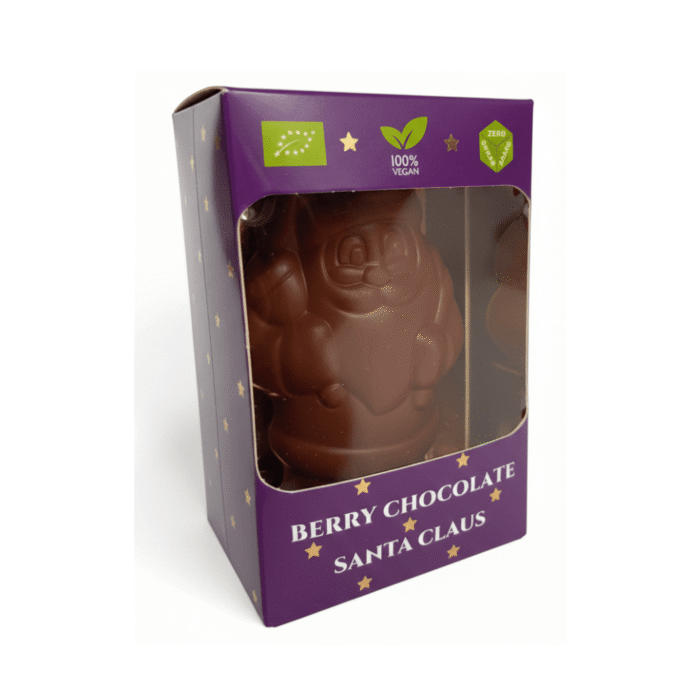 Mikołaj z czekolady jagodowej vegemylk 0% added sugar z witamina C