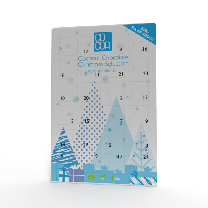 Kalendarz adwentowy czekolada kokosowa 0% added sugar - obrazek 2