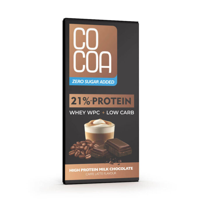 Czekolada proteinowa latte 0% added sugar x3 - obrazek 4