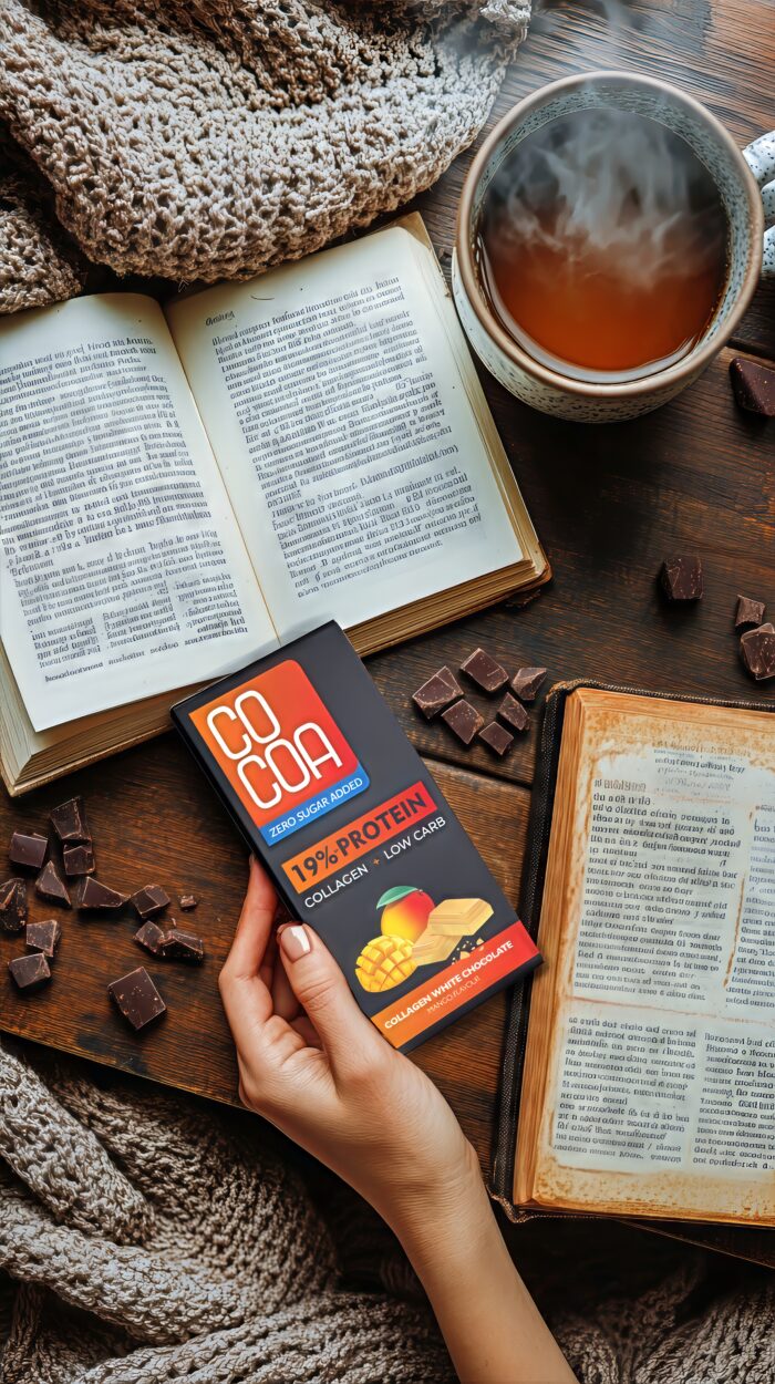 Czekolada proteinowa mango z kolagenem 0% added sugar x10 - obrazek 5