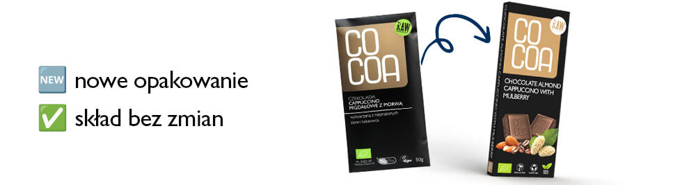 czekolada cappuccino migdałowe z morwa new old