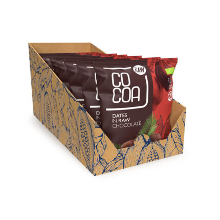 daktyle w czekoladzie ciemnej opakowanie zbiorcze 7 sztuk