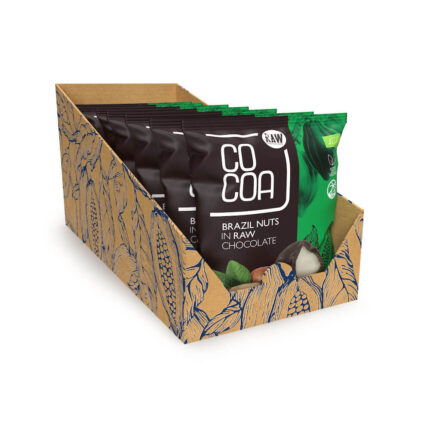 orzechy brazylijskie w ciemnej czekoladzie opakowanie zbiorcze 7 sztuk