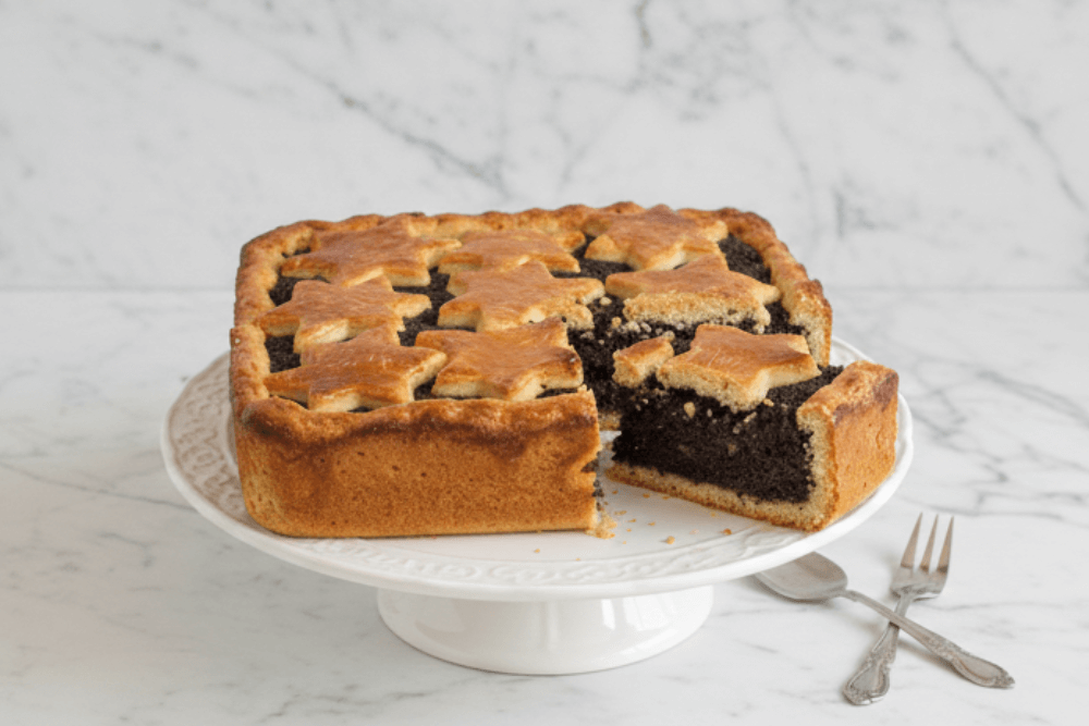 makowiec na kruchym spodzie